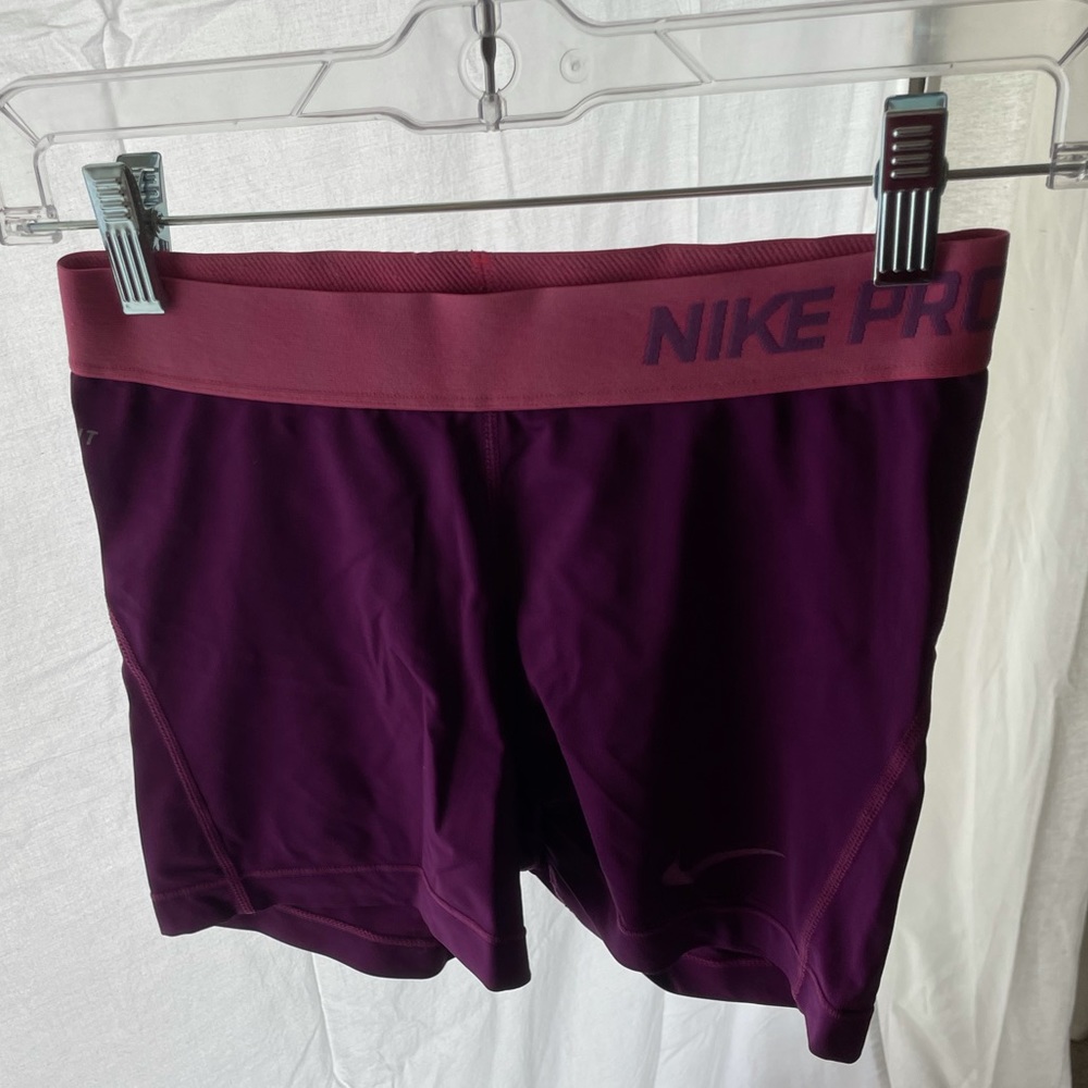 Nike Pro Dri Fit Purple Shorts